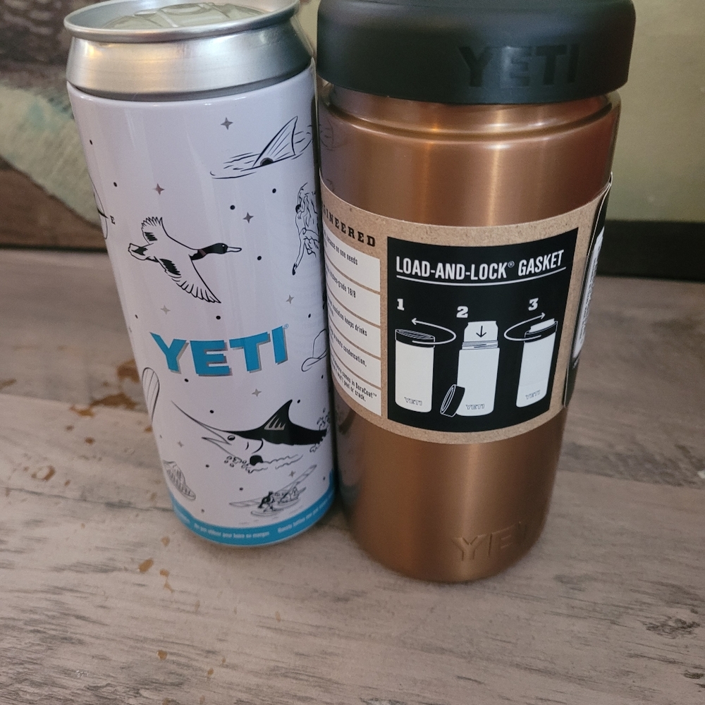Yeti slim can collester gold